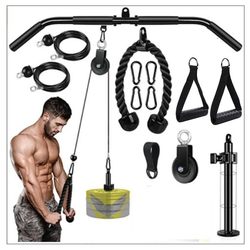 DIY LAOSHU Modified Fitness Equipment Bird Pulldown Machine for Home Use, High Pulldown for Back, Biceps, Triceps, Chest Muscles, Back and Abdominal Training