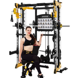 Kangqiang Bk-507 Smith Machine Mobile Fly Bird Home Personal Training Bench Press Rack Comprehensive Training Device Fitness Equipment