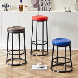 Bar Stool, Mobile Phone Counter Stool, Round Stool, Elevated Stool, Game Hall Cashier Stool, Coffee Shop, Milk Tea Shop, Bar Stool