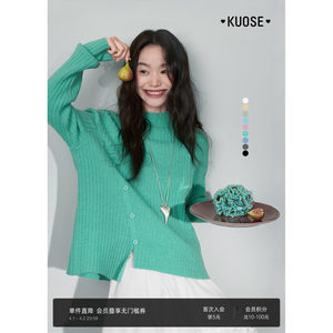 
Broad green half-turtleneck sweater 25 autumn and winter new women's bottoming shirt long-sleeved inner top pink