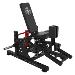 Thigh Inner and Outer Side Trainer, Leg Flexion and Extension, Seated Hip Abduction and Adduction, Two-In-One Leg Muscle Fitness Equipment