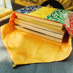 [Only High-Quality Products] Five-Color Multi-Patterned Sutra Bag, Book Bag, Tibetan-Style Sutra Bag, Book Cloth Bag, Thickened Book Bag