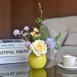 <Banlan> Original flower arrangement, fake flowers, artificial flowers, living room decorations, table decorations, silk flowers, indoor flower decorations