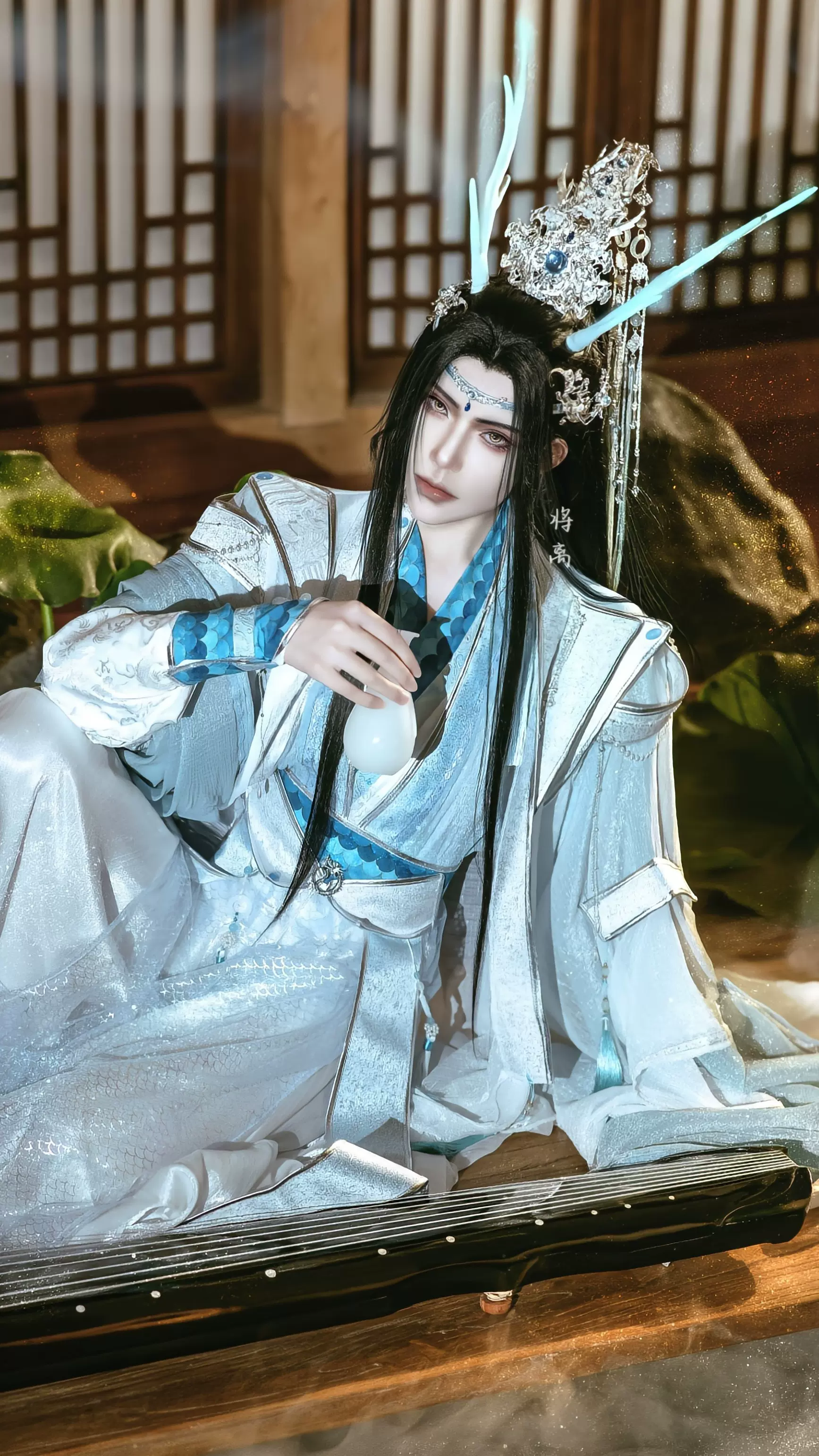 【月烈奇麟古風】魔道l龍嘰狐羨|藍忘機cos服|古風演出服-Taobao