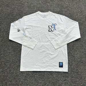 
Genuine Nike Nike long-sleeved T-shirt men's spring cotton loose printed casual sports bottoming shirt HJ3306