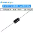 Hiệu suất cao phục hồi nhanh diode chỉnh lưu FR307 công suất cao 3A/1000V cắm trực tiếp 10 miếng Diode