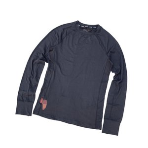 
Round neck fitness men's and women's long-sleeved professional quick-drying running base sports top T-shirt outdoor training back mesh t-shirt