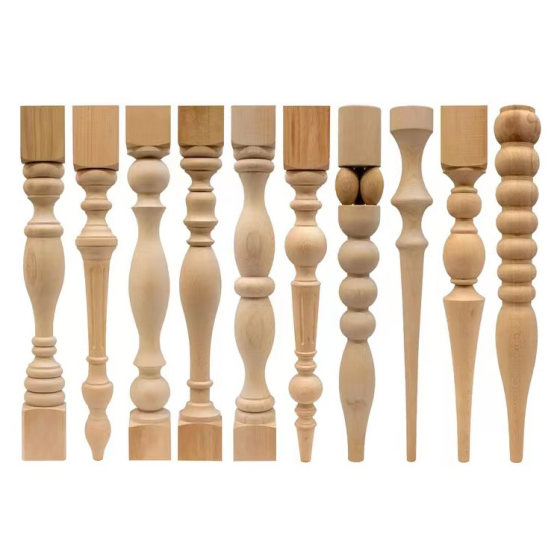 Customized support legs small table legs solid wood table legs wooden turned wood legs furniture legs support legs