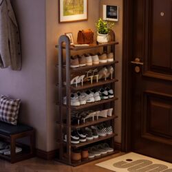Japanese Imported Shoe Rack, Multi-Layer, for Home Entrance, Solid Wood, Simple, Sturdy and Durable Shoe Cabinet, New Model Storage Rack