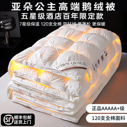 Atour Princess down Quilt White Goose down Quilt Winter Quilt Thickened Warm Winter Quilt Core Single Spring and Autumn Quilt