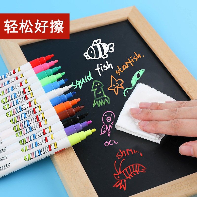 XOXVURI 12 Pièces Craie Sans Poussière Pour Enfants, Craie