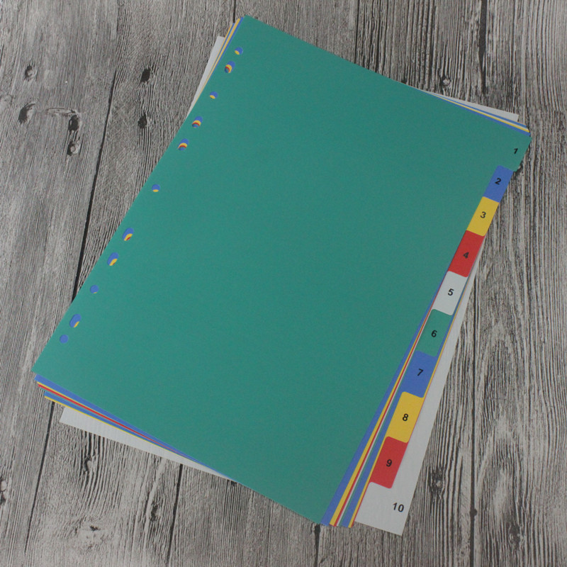 A4 포토 앨범 페이징 용지|디지털 분류 페이지 10 페이지 플라스틱 스페이서 용지 PP 분류 페이지 컬러 디지털 무료우송-