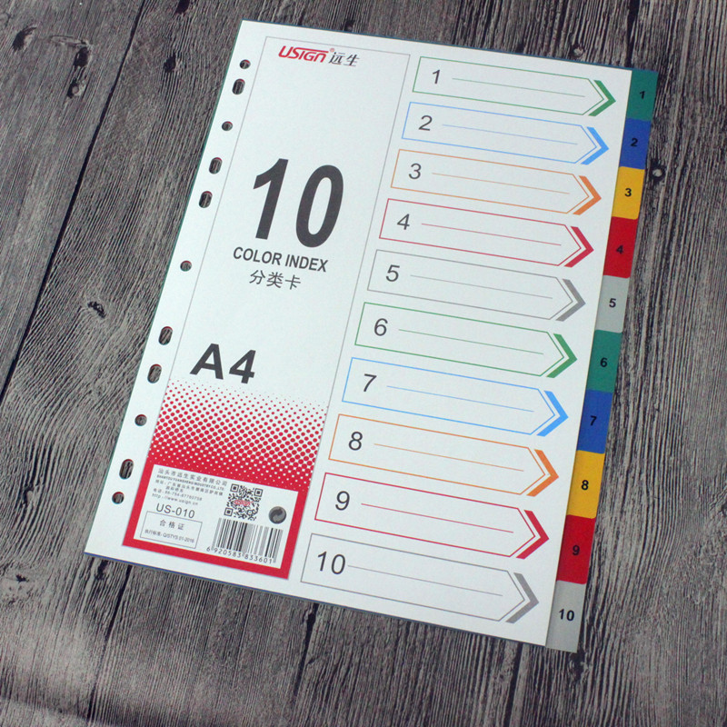 A4 포토 앨범 페이징 용지|디지털 분류 페이지 10 페이지 플라스틱 스페이서 용지 PP 분류 페이지 컬러 디지털 무료우송-