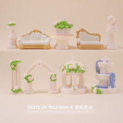 Micro Landscape New Creative Ob11 Dollhouse Garden Small Ornaments Accessories DIY Decorations Romantic Pink Series Ornaments