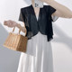 2025 Han Chunxia Sunscreen Clothes Silk Short Sleeve Small Shawl Women's Mulberry Silk Short Jacket Short Vest Cardigan
