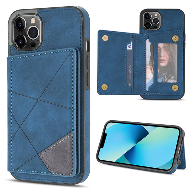 New 17 card holder 16 suitable for Apple 14 mobile phone case iPhone 12 Promax with card holder 13 bracket 11 can hold card slot ID 15 access card all-inclusive anti-fall card holder coin protective cover