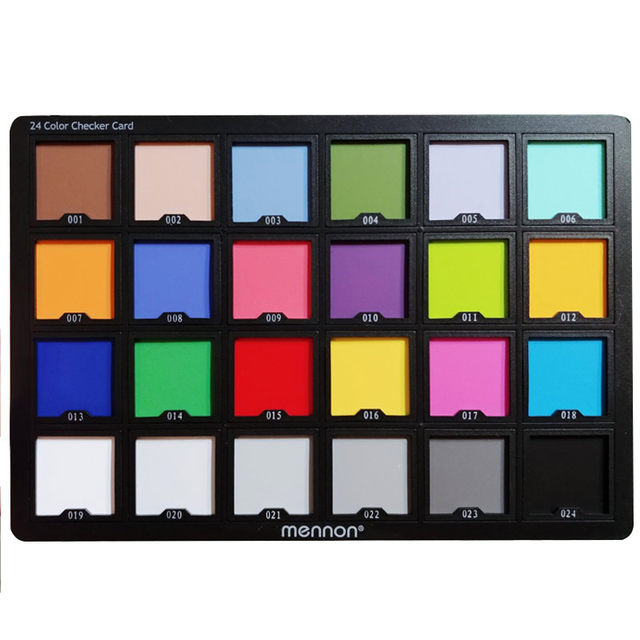 Meibon 24 -color cartoon universal standard version of the digital photography color card color board SLR color school test card Mennon
