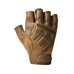 Tactical Half-Finger Gloves for Men, Outdoor Cycling, Lure Fishing, Silicone Non-Slip, Wear-Resistant, Breathable Protective Gloves for Motorcycles