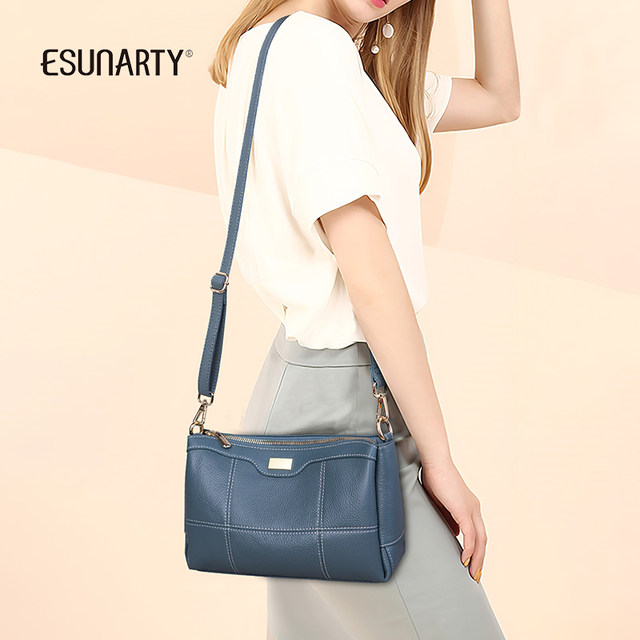 Entchin Genuine Leather Crossbody Shoulder Bag For Women - Elegant Handbag & Perfect Gift - View #3