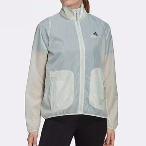 
Adidas Adidas Jacket Women's Sun Protection Windproof Stand Collar Sports Leisure Jacket HK9114 HC7971