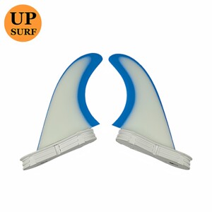 
UPSURF blue edge white bottom tail rudder Double Tabs 2/FCS second generation fin paving tail fin surf fin