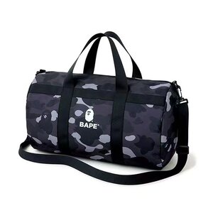 BAPE magazine barrel bag black fan camouflage sports basketball football bag bag handbag crossbody bag
