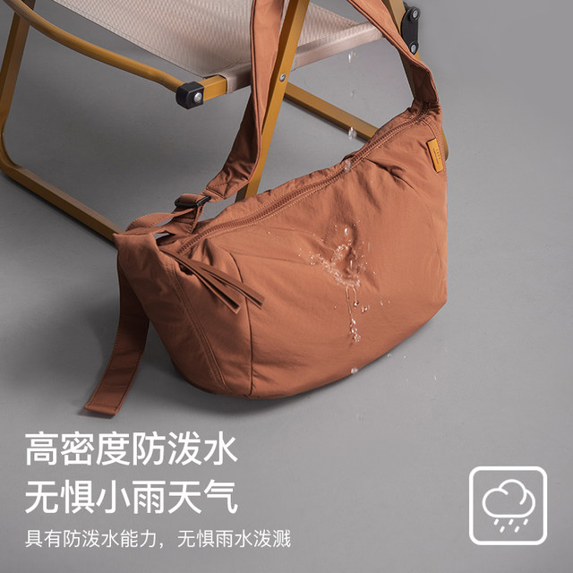 Women's Canvas Crossbody Bag - Casual Dumpling Shoulder Bag For Commuting & Travel - View #9