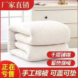 Cotton Quilt, Student Dormitory Mattress, Warm Quilt, Quilt Core, Spring and Autumn Single Mattress, Double Winter Quilt, Thickened Mattress