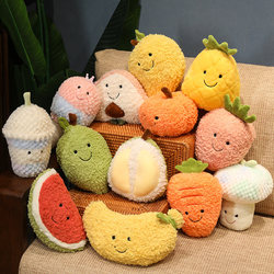 Simulated Fruit Plush Toys, Children's Birthday Gifts, Claw Machine Dolls, Wedding Watermelon Dolls, Small Plushies
