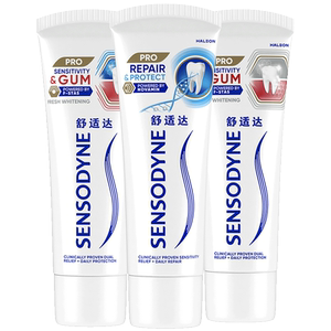Comfortable Daeda Professional Repairing Missing Agreement and Gingling Toothpaste 290g Set Red Blue Tube Fresh and Bright White Clean Oral tooth
