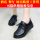 KFC's long standing work shoes, leather shoes for women at work, black shoes for women, non-slip soft bottom kitchen shoes for women