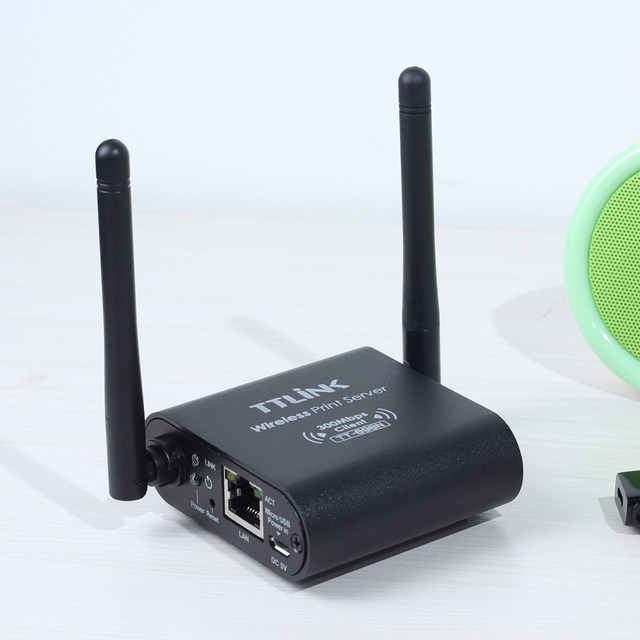 USB Print Server TCP IP LPR Print Server 10Mbps 100Mbps Standaard Rj45 Lan Poort Usb Wireless Extender Sharer 100240v Us Plug