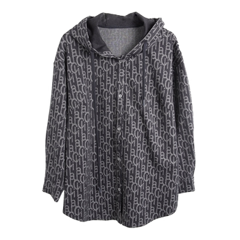 Fat lady shirt is moderate casual loose letter
