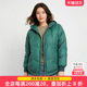 Fat Mrs. Plus Size Women's Winter New Green Hooded Loose Casual Short Down Jacket Trendy 322400611