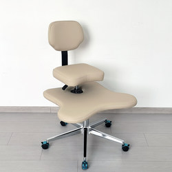 Monkey Stool Cross-Legged Chair Computer Dormitory Seat Kneeling Posture Inverted Sitting Lazy Stool with Backrest Free Sitting Stool Yoga Squat Chair
