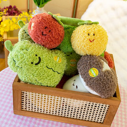 Creative Vegetable Plush Toys: Cabbage, Tomato, Peanut, Melon Dolls for Wedding Throws and Gifts