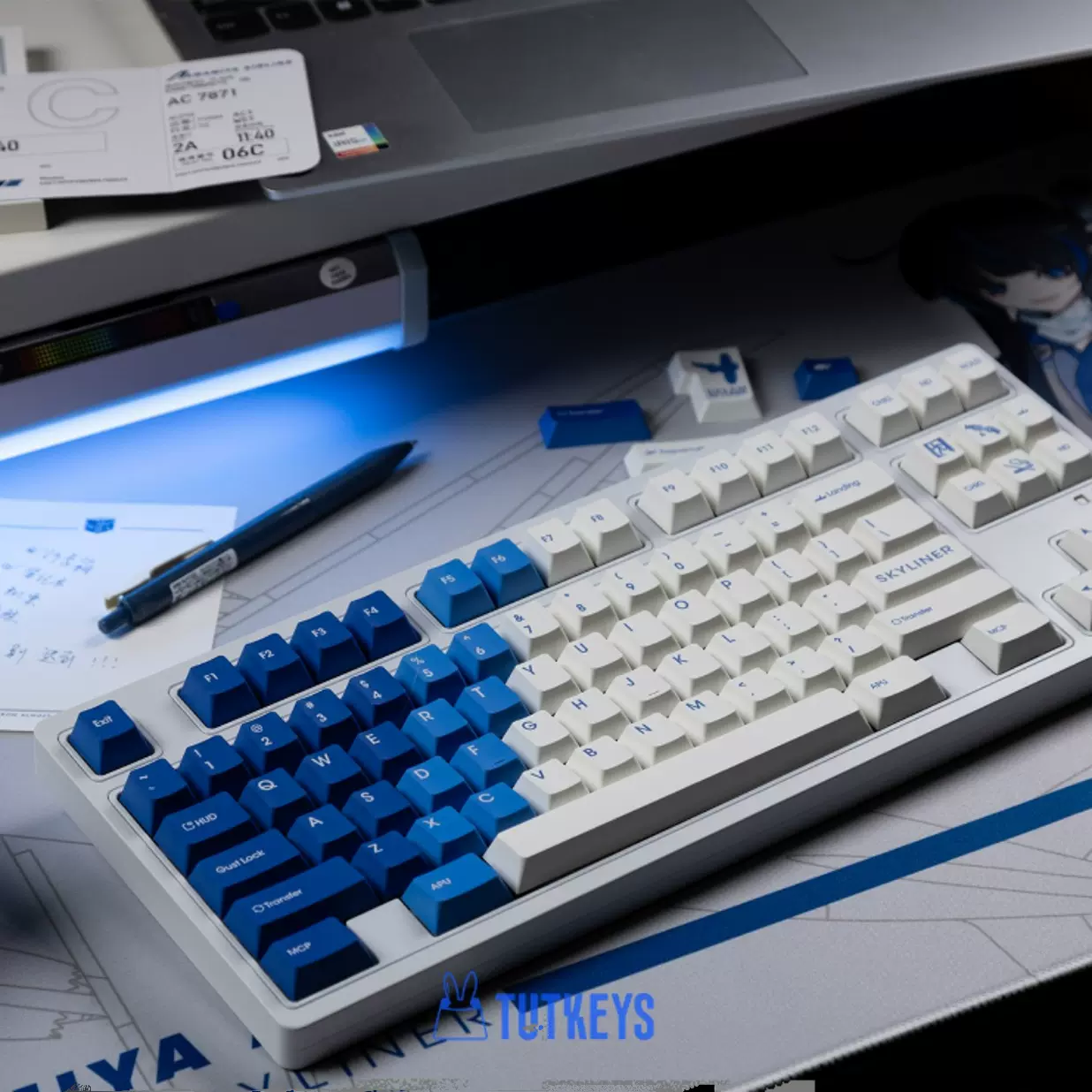 TUTKEYS Dream Skyliner 天際線 キーキャップ 雨宮香奈 鍵帽分享