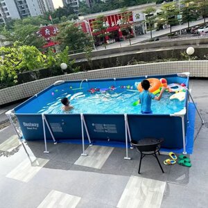 
Large children's adult stand swimming pool super everyone uses home free inflatable outdoor folding thickened pool fish pool