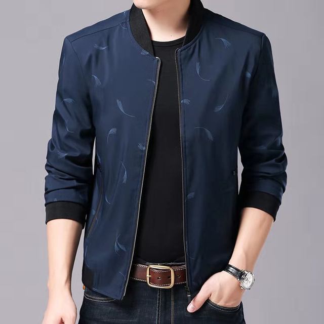 2022 spring and autumn middle-aged men's coat clothes trendy jacket ...