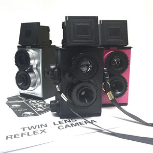 
Qi Di Jihad Knight retro camera double reflex 135 film camera diy assembly to give birthday gifts to classmates