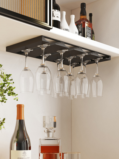 Yi Xin Nordic Wine Glass Rack - Hanging Goblet Holder for Dining Room