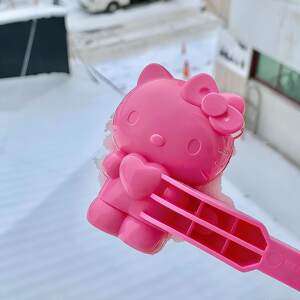 
Hello kitty snowball clip thickened and enlarged snowball fight artifact children's snowman toy snow cute mold