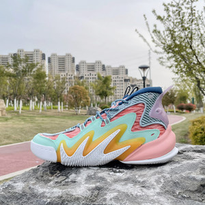 
ANTA Frenzy 2 Generation Basketball Shoes Men's Outfield Cement Nemesis High Top Wear-Resistant Anti-Slip Basketball Boots Sports Shoes