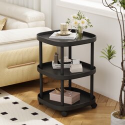 Sofa Side Table, Mobile Coffee Table for Home, Bedroom Balcony Mini Table, Bedside Storage Rack, Modern Simple Small Apartment