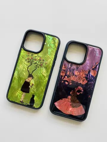 Ssself Phone Cases Covers For Girls Natural Japanese Style Literary Retro  High Quality Premium iPhone 15, iPhone 14, iPhone 13, iPhone 12, iPhone 11
