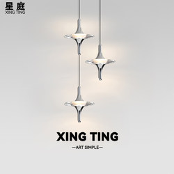 Bedroom Bedside Chandelier, Italian Light Luxury, High-End Crystal Chandelier, New Chandelier for Entrance, Staircase, and Dining Room