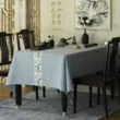 Mới của Trung Quốc phong cách khăn trải bàn cotton bệnh phong hình chữ nhật nhà màu xanh gạo màu rắn Zen bàn cà phê cuốn sách khăn trải bàn tùy chỉnh khăn trải bàn caro đỏ Khăn trải bàn