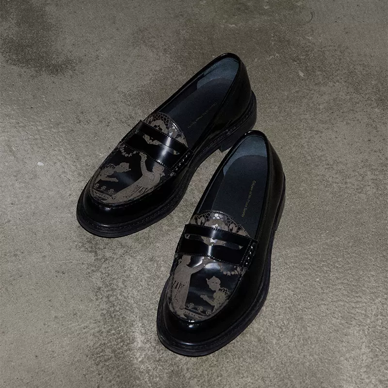 CONP”&“OKCENTER的鞋” 聯名款Vamp-up loafers 開口樂福鞋-Taobao