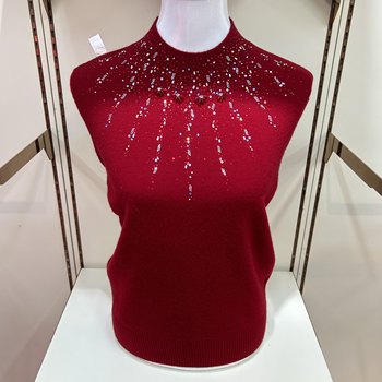 100% pure wool sweater autumn and winter half turtleneck