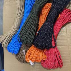 Multi-Purpose Nine-Core Reflective Paracord DIY Rope Weaving Pendant Rope Outdoor Binding Survival Traction Rope Tent Rope